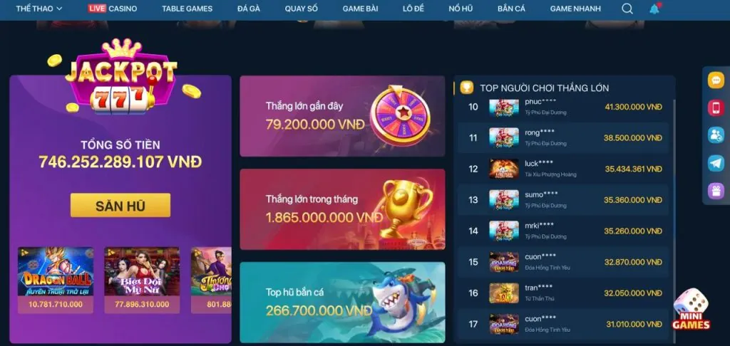 Game bắn cá Thần Tài